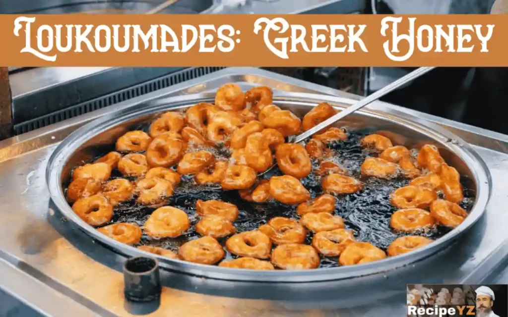Crispy golden loukoumades recipe drizzled with honey and sprinkled with cinnamon