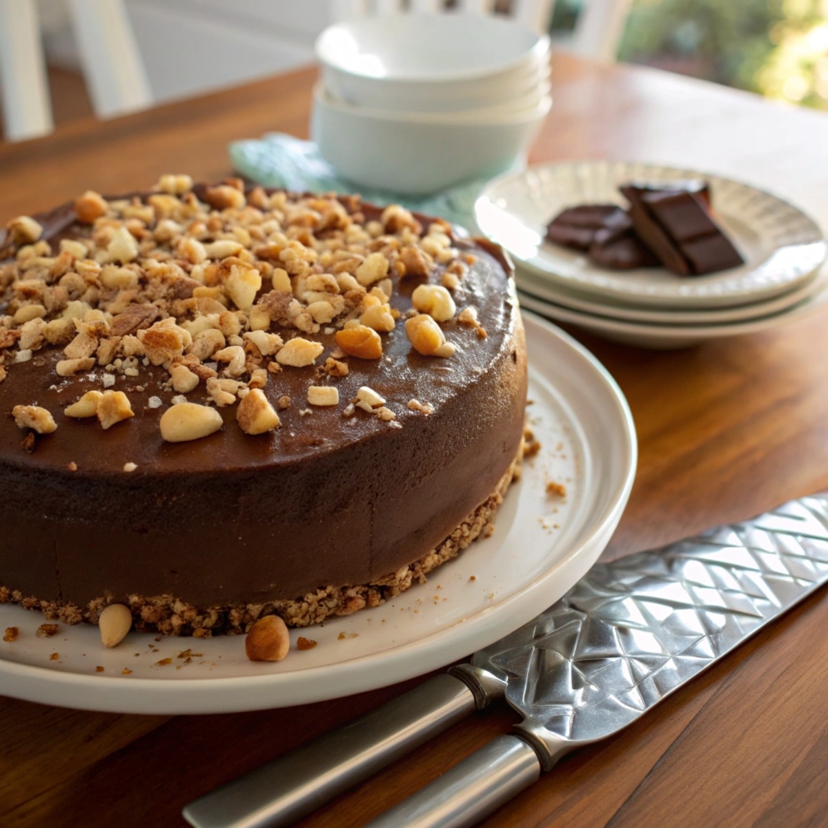 cake-nut-topping-dessert A delicious ice cream sundae topped with macadamia nuts, chocolate sauce, and a cherry