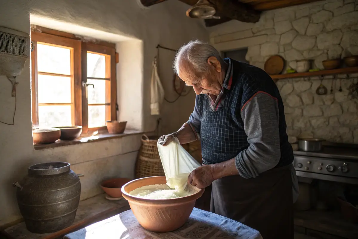 Greek yogurt vs regular yogurt traditional straining process